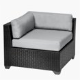thumbnail image 1 of Belle Chaise de Patio d'Angle en Gris, 1 of 1