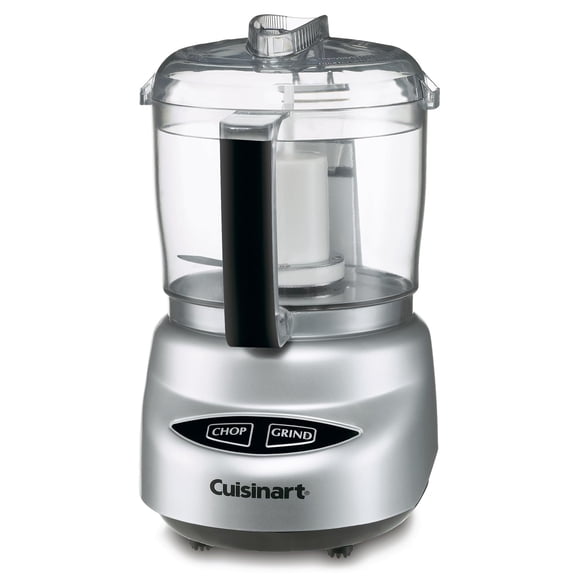 Cuisinart Mini-Prep Plus Food Processor, 24-Ounce Mini Food Processor to Chop Herbs, Vegetables, and Hard Cheese, 24-Ounce Work Bowl, Reversible Stainless Steel Blade, DLC-2ABC, Brushed Chrome