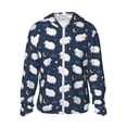 thumbnail image 1 of Fotbe Cute Sheep 1 Chaqueta con Protección Solar UPF 50+ para Hombre y Mujer, Camisa con Capucha y Bolsillos-X-Large, 1 of 7