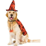 POPETPOP Dog Halloween Costumes - Pet Wizard Costume Cape with Witch Hat Puppy Cat Halloween Apparels Outfits