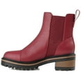 thumbnail image 3 of Journee Womens Mirette Pull On Stacked Heel Booties, 3 of 10