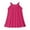 Hot Pink, variant on QUOTAY Girls Beach Swim Cover Up Summer Sleeveless Tank Dress for Age 4-14 Years Girls Dresses White,160