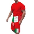 thumbnail image 6 of Afdoent Men's 2 Piece Short Set Mens 2 Piece Sports Jogging Suit Comfortable Sports Men's Short Sleeved T Shirt + Shorts Summer Vacation Outfits For Men, 6 of 6