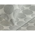 thumbnail image 3 of Ambesonne Geometric Quilted Coverlet 2 Pcs, Round Pattern with Stripe, Twin Size, Pearl Charcoal Grey, 3 of 4