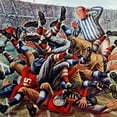 thumbnail image 7 of Marmont Hill Football Pile-up by Constantin Alajalov Painting Print on Canvas, 7 of 7