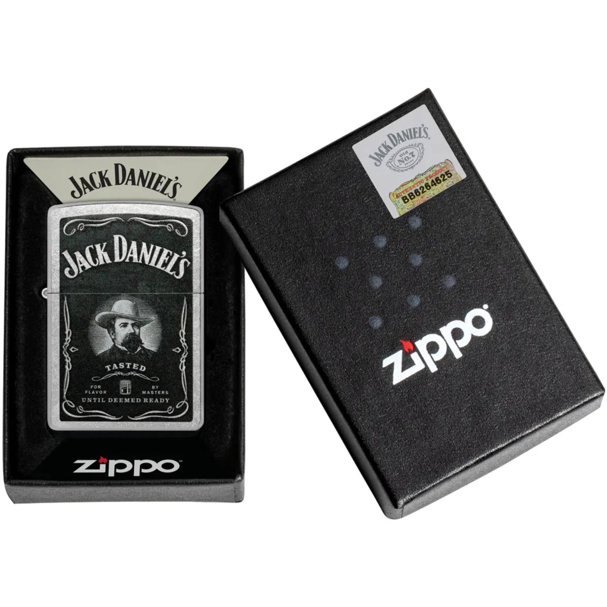 Zippo 48748 Jack Daniel's Design Street Chrome Windproof Lighter