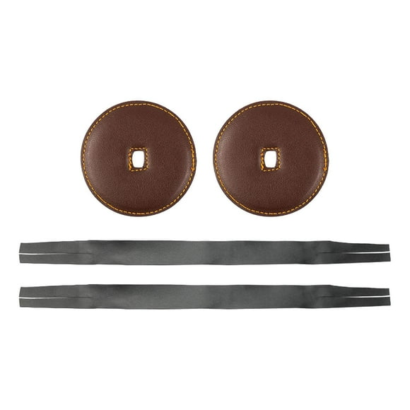 2 piezas correa de platillo Hugo con almohadillas Marron oscuro