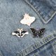 thumbnail image 1 of Juego de alfileres de esmalte de mariposa, alfileres de mochila de esmalte lindo, alfileres de solapa de esmalte de terror, broches de alfileres de mariposa esmaltados, alfileres de solapa para i, 1 of 5