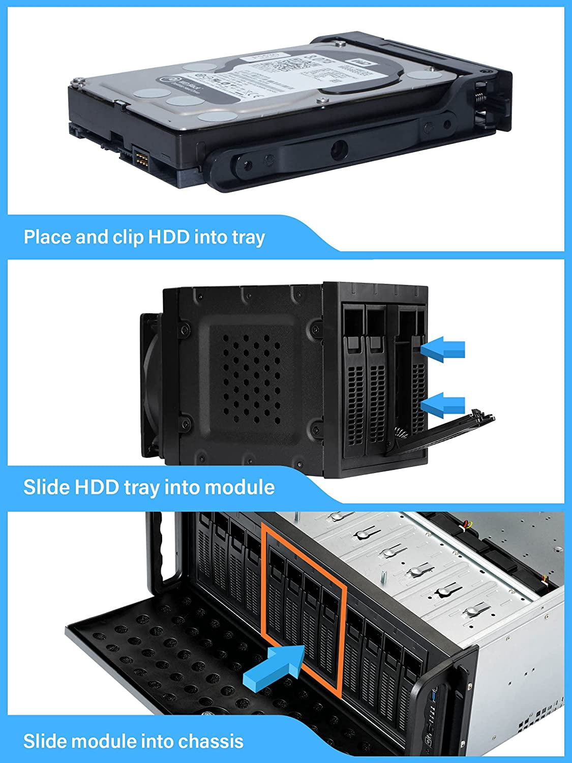 Rosewill RSV-L4412U 4U Server Chassis Rackmount Case | 12x 3.5 HDD Bays