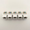 thumbnail image 3 of 5 Pcs Module Réseau CAT6 UTP Connecteur RJ45 Sans Outil Prise d'Information Adaptateur de Câble de Prise d'Ordinateur Prise Keystone 5 Pcs, 3 of 5