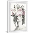 thumbnail image 2 of Marmont Hill Smokey Flower Crown Framed Wall Art, 20.00" x 1.50", 2 of 6