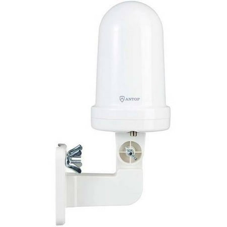 ANTOP Antenna Inc AT-416B AT-416B UFO Amplified Indoor Outdoor HDTV Antenna, White ANTOP Antenna Inc AT-416B AT-416B UFO Amplified Indoor Outdoor HDTV Antenna, White