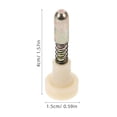 thumbnail image 2 of OULII Lot de 10 Verrou à Ressort Beige pour Portes d'Armoire Hauteur Réglable Plastique, 2 of 8
