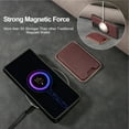 thumbnail image 5 of Compatible with Magsafe Wireless  Charging 2 in 1 Detachable for Samsung Galaxy S23 Plus Wallet Case with Card Slot Women Men, Classic Magnetic PU Leather Flip Cover for Galaxy S23 Plus, Winered, 5 of 5