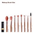 thumbnail image 4 of Juego de brochas de maquillaje YONGSHENG 8 piezas rosa, 4 of 5
