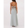 thumbnail image 2 of Sleeveless Spaghetti‑Strap Long Dress With Front Tie‑Up and Back Cutout, Loose‑Fit Summer Dress for Women, 2 of 8