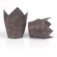 thumbnail image 2 of Gnmfd 50-Piece Greaseproof Cupcake Liners Muffin Baking Cups Tulip Paper Holders Standard Size for Parties Showers Birthday Events Bakery Desserts Home Kitchen Baking Supplies, 2 of 2