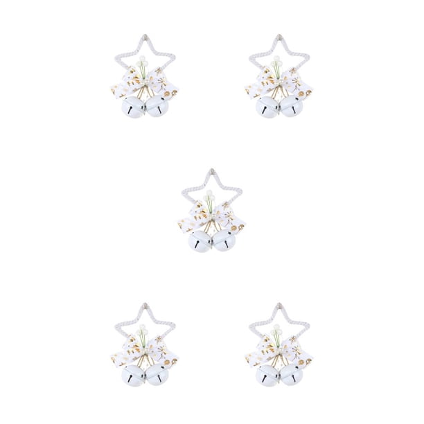 Colgante de Navidad Wosthever Estrella Campana Bayas Guirnalda Decoración Impermeable