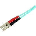 thumbnail image 3 of 2m Fiber Optic Cable, 10 Gb Aqua, Multimode Duplex 50/125, LSZH, LC/SC, OM3, LC to SC Fiber Patch Cable, 3 of 3