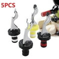 thumbnail image 5 of 5Pcs Stainless Steel Bottle Stopper Wine Bottle Cork Wine Vacuum Sealer, 5 of 6