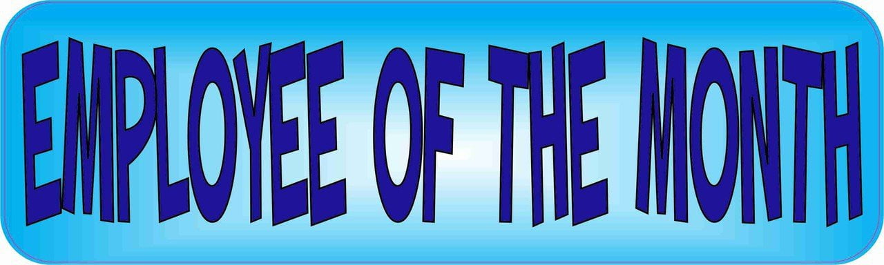 10in x 3in employee of the month business sign magnet signs magnets employee of the month signs
