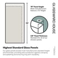 thumbnail image 7 of Illume 30 in. x 78 in. Wall Hinged Glass Shower Enclosure, 7 of 7