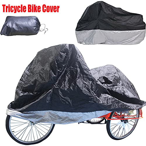 Outdoor Bicycle Motocycle Storage Cover Waterproof & Anti-UV JNWEIYU Bike Covers Outdoor Storage Waterproof Adult Tricycle Cover Bike Cover Heavy Duty Ripstop Material