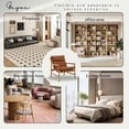 thumbnail image 4 of Guyou PU Leather Chair Set of 2 - 25.5" Wide Plush Armchair for Living Room & Bedroom, Modern Upholstered Reading Chair with Solid Wood Frame, Brown, 4 of 7
