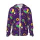thumbnail image 1 of Fotbe Mardi Gras and Donuts Chaqueta con Protección Solar UPF 50+ para Hombre y Mujer, Camisa con Capucha y Bolsillos-X-Large, 1 of 7