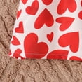 thumbnail image 4 of Kiijoy Girls Hearts Print Long Sleeve Dress Casual Ruffle A Line Midi Dress, Sizes 2-8, 4 of 6
