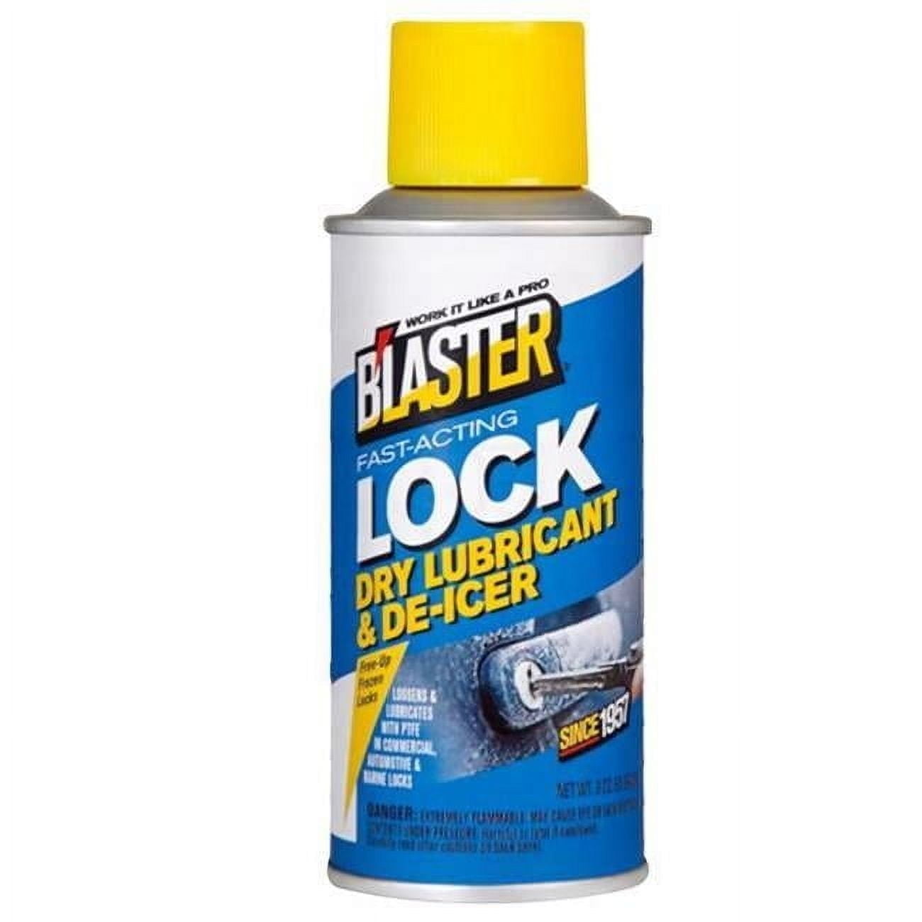Blaster Sprayer Automotive Lock De-Icer, 3 oz Spray, Fast-Acting
