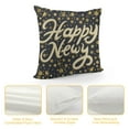 thumbnail image 4 of JEUXUS  Throw Pillow Covers Gold Happy New Year Decorative Cushion Case for Sofa Bedroom Car, 4 of 5