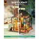 thumbnail image 4 of Rolife Kit de casa en miniatura para bricolaje, mini diorama 1/18, kit de construcción de modelo de invernadero con LED, manualidades para adultos, pasatiempos, regalo de cumpleaños de Navidad para ni, 4 of 5