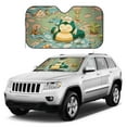 thumbnail image 3 of Snorlax Car Windshield Sun Shade Sunshade for Car Window Car Sun Shade Windshield for Front Window Summer Sunshade for Car Window Shades S, 3 of 4