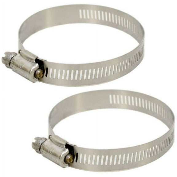 Ideal Boat Hose Clamps 63004-0044052 | 2 1/4 - 3 1/4 Inch SS (Pair)