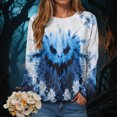 thumbnail image 2 of Towmus Women's Halloween Shirts 2025 Fall Tunic Tops Crewneck Blouses Print Long Sleeve Funny Sweatshirts, 2 of 6