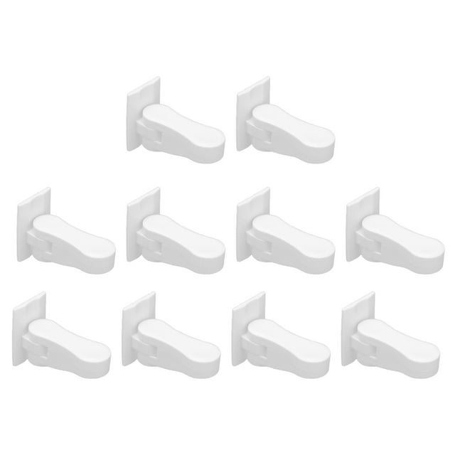 Child Proof Door Handle, Non Polluting Child Proof Door Lever Lock Strong Sturdy No Need To Punch Nontoxic For Cabinet Lock For Window Lock For Door Lock