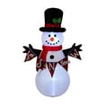 thumbnail image 4 of muñeco de nieve inflable,Muñeco de nieve inflable navideño para decoración exterior,Decoración inflable iluminada para jardín,césped o patio,Decoración navideña inflable con luces LED, 4 of 8