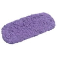 thumbnail image 6 of Home Weavers Bell Flower Bathroom Rug 100% Cotton Fabric Tank Cover, Soft Absorbent Bath Rugs, Elastic Edges, Machine Washable, Toilet Tank Lid Cover for Bathroom, 10"x22" Tank Cover, Purple, 6 of 9