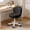 Black, variant on HDHNBA Low Back Small Round PU Leather Armless Height Adjustable Swivel Rolling Vanity Desk Chair, Pink