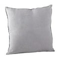 thumbnail image 6 of SARO 13049.MB20S 20 in. Plissement Square Fringed Design Down Filled Linen Pillow - Midnight Blue, 6 of 7