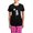 With Pink Pant, variant on CafePress - Volleyball Snowman Women's Dark Pajamas - Women's Short Sleeve Print T-Shirt and Pants Dark Cotton Pajama Set