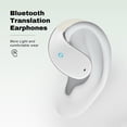 thumbnail image 4 of Language Translation Wireless Earbuds Bluetooth5.4 3in1 AI Translator Earphones with 134 Language Real-Time Translation Device Headphone 60h Long Life HiFi Sound, fit iOS Android for Travel Learning, 4 of 7