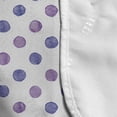 thumbnail image 4 of Purple Microwave Oven Cover, Watercolor Paint Style Nostalgic Retro Style Polka Dot Pattern Theme Classic, Water Resistant Organizer with Pockets for Kitchen, 36" x 12", Lilac Blue, by Ambesonne, 4 of 4