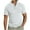 White, variant on SwiftWear Men's Loose Fit Henley T-Shirt Button T Shirts for Man Relaxed Fit Midweight Short-Sleeve T-Shirt, Black-3XL
