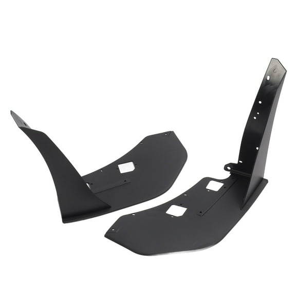 Pair of Front Bumper Corner Spoiler Black Prevent Collision Side Winglet for Mustang GT500 2014 to 2021