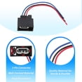 thumbnail image 4 of Conector de pigtail de socket de señal de giro No.55277414AA para Dodge para Ram 1500 2009-2010, conector de luces de señal de giro 2 piezas reemplaza No.68226719AA, 4 of 7