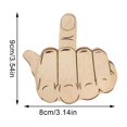 thumbnail image 3 of Promotion!Dedo medio automático, voltear hacia arriba o hacia afuera, hecho a mano de madera, adorno interactivo para el dedo medio, estados de ánimo que expresan un regalo genial para el dedo medio, 3 of 9