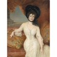 thumbnail image 2 of Julius Kraut 19x24 Gold Ornate Framed and Double Matted Museum Art Print Titled - Women's Portrait in Front of Red Velvet Curtain, 2 of 4