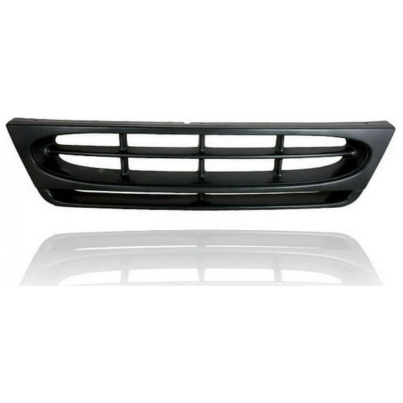 Grille - Compatible/Replacement for '97-04 Ford Econoline Van - Gray - F8UZ8200BAA